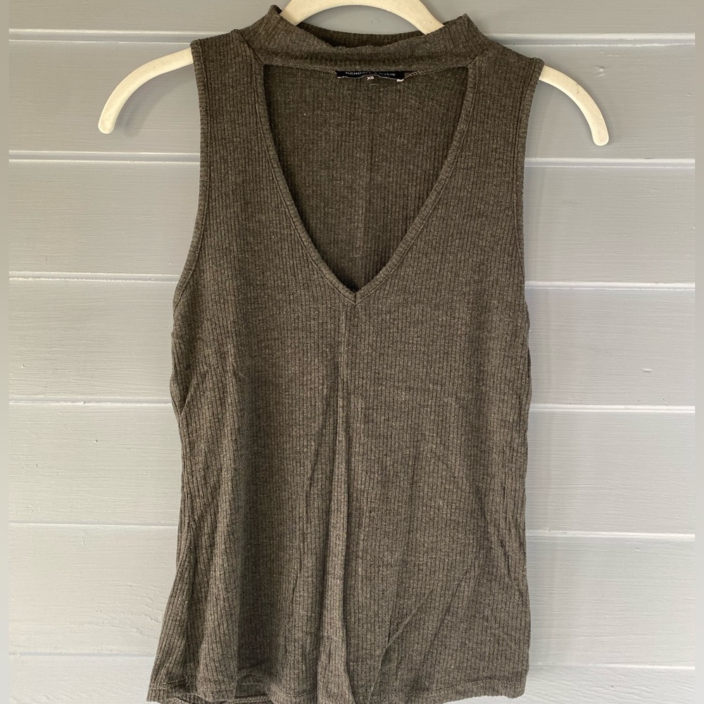 Kendall & Kylie Cutout Ribbed Tank
